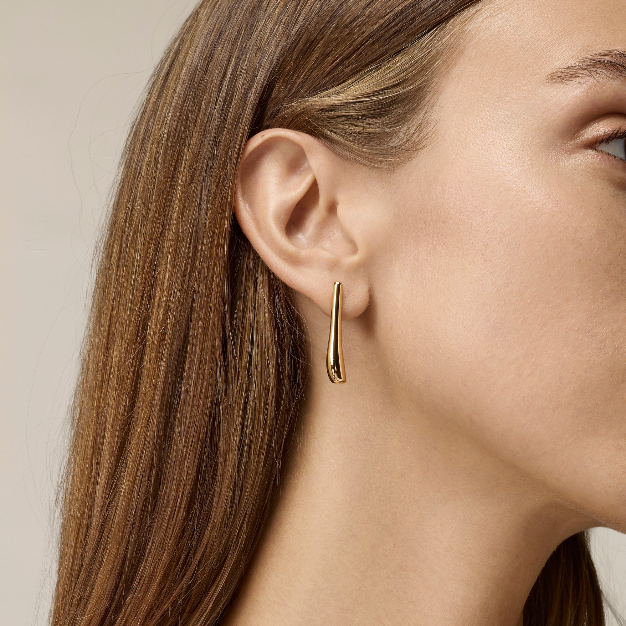 YELLOW GOLD DROP EARRINGS